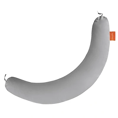 Obrázek sleepling Kojicí polštář 40 x 190 cm, těhotenský dlouhý, úložný polštář, 100% mikrovlákno, lze prát na 60 stupňů, Ökotex, šedý