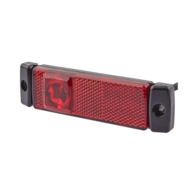 Obrázek HELLA Omezovací světlo LED osvětlení přívěsu 12 V nástavba/šroubové připojení SAE/ADR/GGVS Barva světelných oken: červená kabel: 5000 mm vzadu 2TM 008 645 921