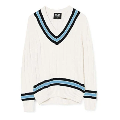 Obrázek GUNN &amp; MOORE Cricket svetr, Navy/Sky, S