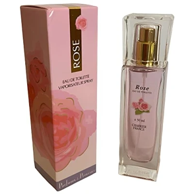 Obrázek Charrier Parfums Provence Eau de Toilette Rose Spray, Rosa, Blumenmuster, 30 milliliter