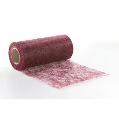 Obrázek 25 m Sizoflor ® Originální ubrus Běhoun na stůl 20 cm, barva: Bordeaux