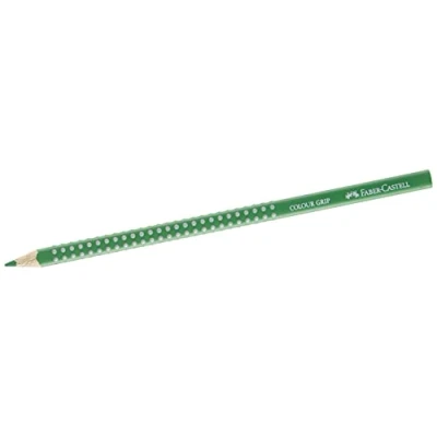 Obrázek FABER CASTELL Trojhranná pastelka Colour GRIP, permanentgr n