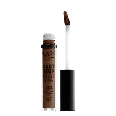Obrázek NYX Professional Makeup Can&#039;t Stop Won&#039;t Contour Concealer voděodolná tekutá krycí tužka, kašírování a zvýraznění, 3,5 ml, Deep 22