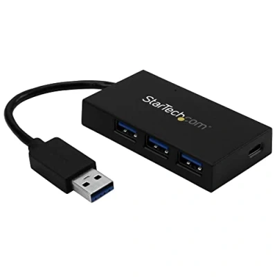 Obrázek StarTech.com 4 porty USB 3.0 hub a na 3x 1x C cestovní mobilní