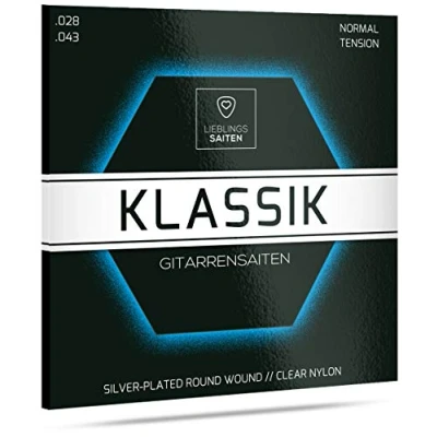 Obrázek Kytarové struny, koncertní kytara prémiové nylonové struny pro klasickou, a akustickou kytaru sada 6 strun