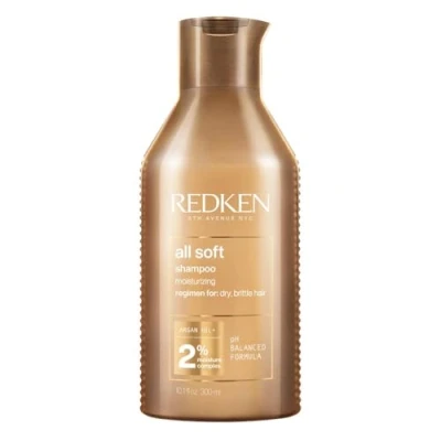 Obrázek Redken Šampon na vlasy pro suché a lámavé vlasy, oživuje hydratovaný, s omega 6 arganovým olejem, All Soft šampon, 1 x 300 ml