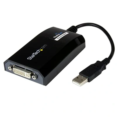 Obrázek StarTech.com USB2VGAMM2 kabelové rozhraní A přechodky USB 2.0 Černá černá
