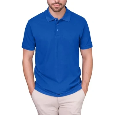 Obrázek HRM Pánské luxusní M polokošile, Modrá (Royal Blue 05 královská modrá)