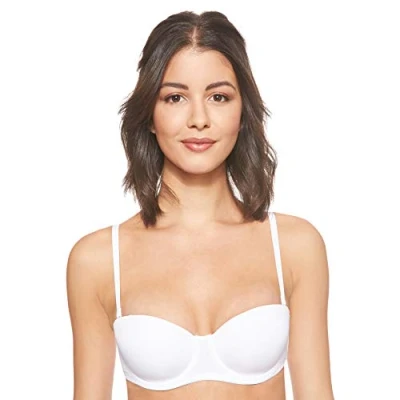 Obrázek Dorina Dámská podprsenka Bandeau Michelle, bílá (bílá A00)
