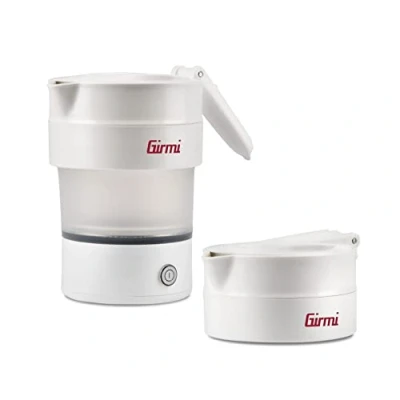Obrázek Girmi BL03 Faltbarer Wasserkocher aus Silikon, 0,6 Liter, 600 Watt, Abnehmbares Kabel