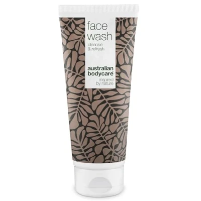 Obrázek Australian Bodycare Face Wash 200 ml mycí gel proti pupínkům pro muže a ženy čištění obličeje přírodním olejem z čajovníku u znečištěné pokožky také každodenní péči při akné