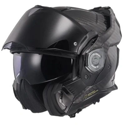 Obrázek LS2, Výklopná helma motocykl ADVANT X Carbon Gloss Carbon, XXL
