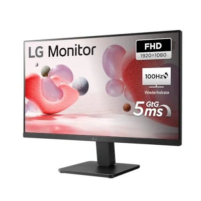 Obrázek LG Full HD Monitor 24MR400 B.AEUQ 24 palců, IPS panel, FreeSync, VESA FDMI, 100 Hz, černý