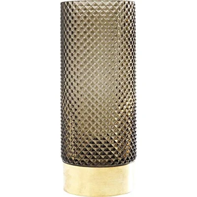 Obrázek Kare Design Barfly Vase, Dunkelgrün, Glas, Deko Vase für Trockenblumen, Unikat, Tischdekoration, 25cm (H)