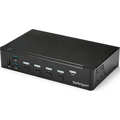 Obrázek StarTech.com 4portový HDMI KVM Switch přepínač s USB 3. 0 Hub 1080p