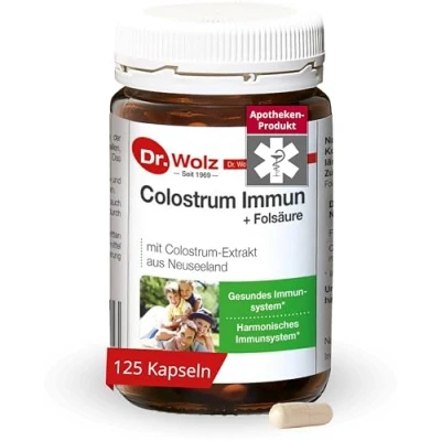 Obrázek Dr. Wolz Colostrum Immun od Wolze s kvalitním kolostrum z Nového Zélandu, 125 kusů