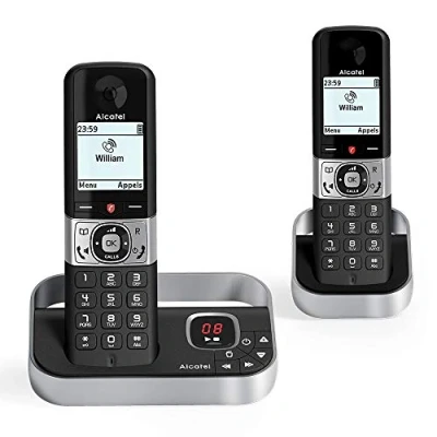 Obrázek Alcatel Dect F890 Voice Duo BCK Scallblock, 3700601422863