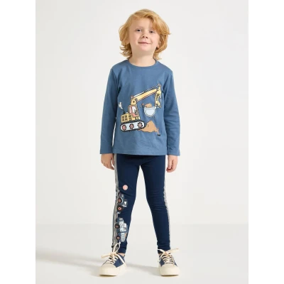 Obrázek Lindex Trucks Unisex 2 PACK Legíny pro děti, Velikost: 110, Dark blue