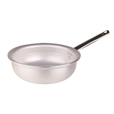 Obrázek Pentole Agnelli Pfanne Quarzheizstrahler mantecare, aus Aluminium, Edelstahl, Silber 32 cm Silber/schwarz