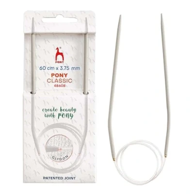 Obrázek Pony Classic Aluminium (60cm, 4.50mm) Kreisförmig Stricken Nadel 1 Stück