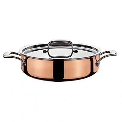 Obrázek Spring 0715450628 Culinox Gourmet hrnec s poklicí, jiný, stříbrný, 11,4 x 32,4 39,2 cm