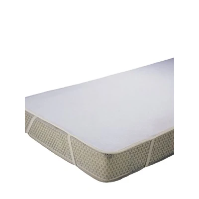 Obrázek Bierbaum Vodotěsný chránič matrace Moltonová vložka Premium, oboustranně 100% bavlna, bílá, Made in Germany, 70 x 140 cm, 1 kus