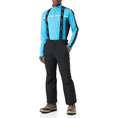 Obrázek CMP Bequeme, lange Stretch Ski Latzhose für Herren, Schwarz, C106