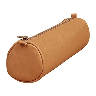 Obrázek Clairefontaine 77017C Schlamperm Age Bag (kulatá velká, 21 x 6 cm) 1 kus hnědý