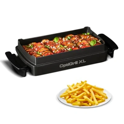 Obrázek Groupe SEB XA727810 mřížka XA726870 + xl backschale snacks und gebäck für optigrill