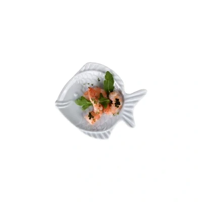 Obrázek Holst Porzellan Ryba 12 rybích talířů/talíř na ryby Nemo cm bílý, x 10,5 1,5 cm, 6 kusů
