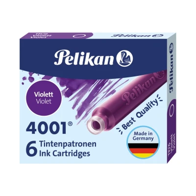 Obrázek Pelikan Inkoustové kazety fialové, 4001