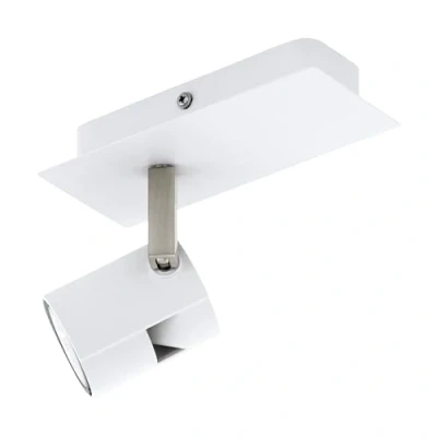 Obrázek EGLO LED nástěnná lampa Vergiano, nástěnné svítidlo stmívatelné, z kovu, hliníku, do obývacího pokoje v bílé a niklové matné, bodové světlo vč. osvětlovacího prostředku GU10,