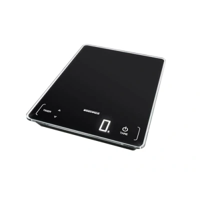 Obrázek Soehnle Page Profi 100, digitální kuchyňská váha, černá, hmotnost až 15 kg (1 g přesná), domácí váha se senzorem, elektronická vč. baterií, svítící LED ukazatel