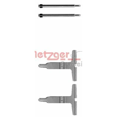 Obrázek Metzger 109 1217 sada příslušenství, obložení kotoučových brzd