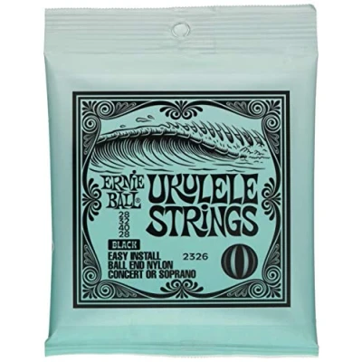 Obrázek Ernie Ball nylonové struny na ukulele Concert/Soprano End, černé