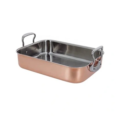 Obrázek De Buyer 6427.35 Bratreine, měď 41 x 27 13,35 cm, Rich Copper