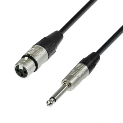 Obrázek Adam Hall 4 Star Series Rean kabel mikrofonu (10 m, XLR samice na 6,3mm jack konektor)