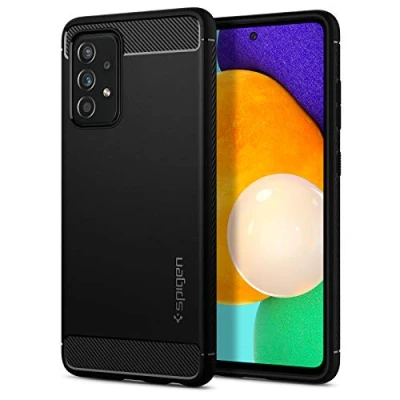 Obrázek Spigen Rugged Armor TPU Back Cover Černé Samsung Galaxy A52 5G