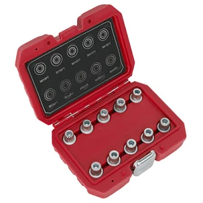 Obrázek SEALEY SX208 Verriegelungs Radmutter Schlüssel Set 10 BMW &amp; Mini