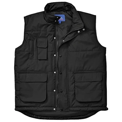 Obrázek PORTWEST S415 klasická vesta, 1 kus, XXL, černá, S415BKRXXL
