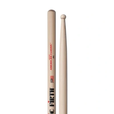 Obrázek Vic Firth F1 American Hickory Wood Tip Drumsticks