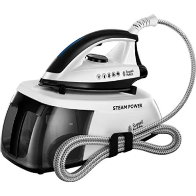 Obrázek Russell Hobbs parní žehlicí stanice Steam Power (2400 W, tlak páry 4,5 bar, vyjímatelná nádrž na vodu 1,3 l) žehlička 24420 56