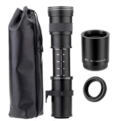 Obrázek JINTU 420 1600mm f/8.3 HD Tele Zoom Teleobjektiv für Nikon Digitale SLR Kameras D5600 D5500 D5200 D5300 D5100 D3400 D3300 D3200 D3100 D7200 D7500 D7100 D7000 D750 D600 D90 D800 D810 D5 D4S DF