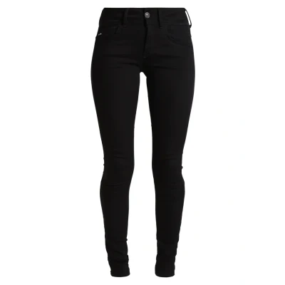 Obrázek G Star LYNN MID Super Skinny džíny, Ženy, Velikost: 24x30, Yield black ultimate stretch denim