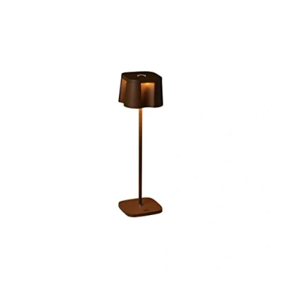 Obrázek Konstsmide stolní lampa Nice rezavé vnitřní/venkovní použití USB 7818 970, 10 cm (D)/10 (Š)/36 (V)