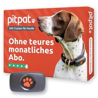 Obrázek PitPat GPS Tracker für Hunde, kein Abonnement erforderlich, geeignet alle Hunde und passend Halsbänder, intelligenter Aktivitätstracker, Satelliten Tracking mit unbegrenzter Reichweite,