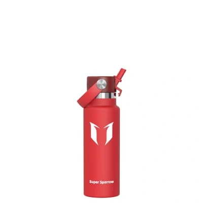 Obrázek Super Sparrow Láhev na pití z ušlechtilé oceli pro děti ultralehký termopohárek 350 ml standardní víčko slámu bez BPA, termoska sport, cestování, do školy, outdoor, kanceláře
