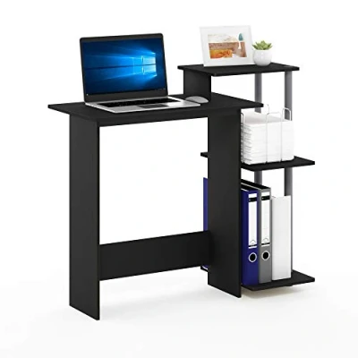 Obrázek Furinno Efficient Home Laptop Notebook Computertisch, Schwarz/Grau