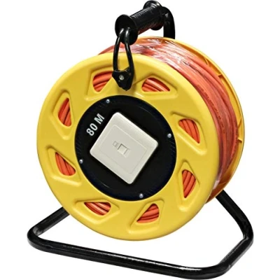 Obrázek InLine 78592 síťový kabelový buben Cat.6A, S/FTP, 80 m