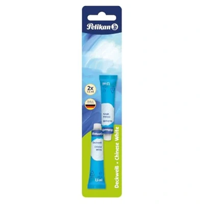 Obrázek Pelikan 808055 732/3/2/B krycí bílé 2 tuby (2 x 7,5 ml),
